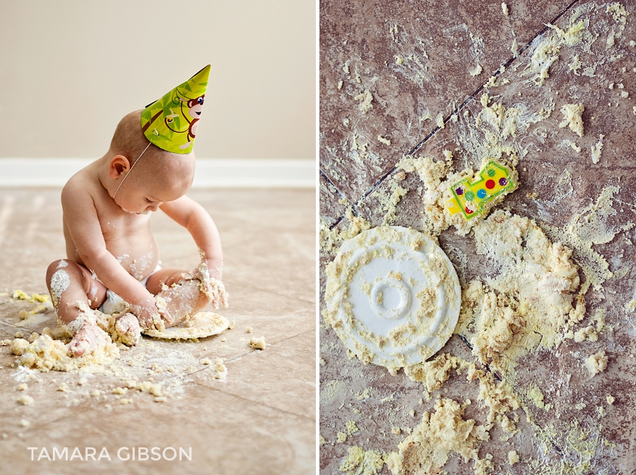 1st Birthday Cake Session | St. Simons Island Photography | tamara-gibson.com