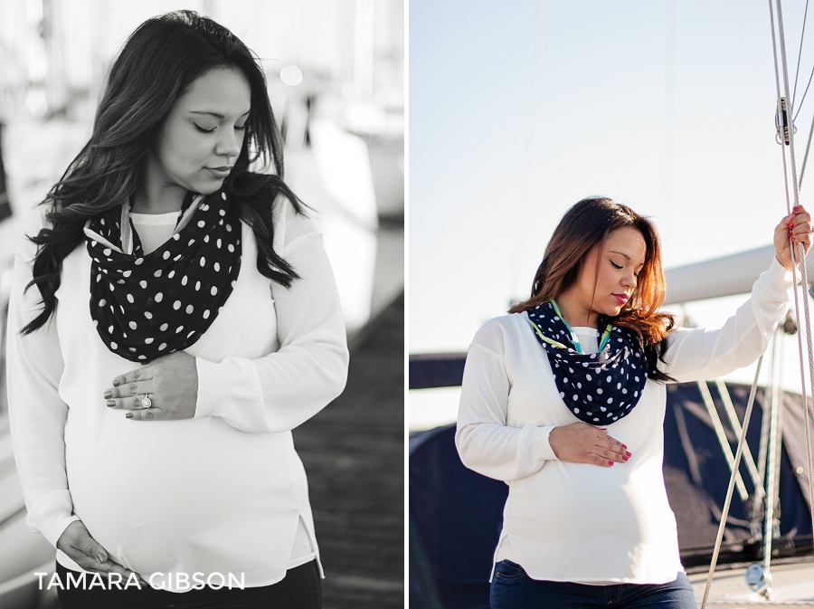 Nautical Maternity Session | st. simons island photography | tamara-gibson.com