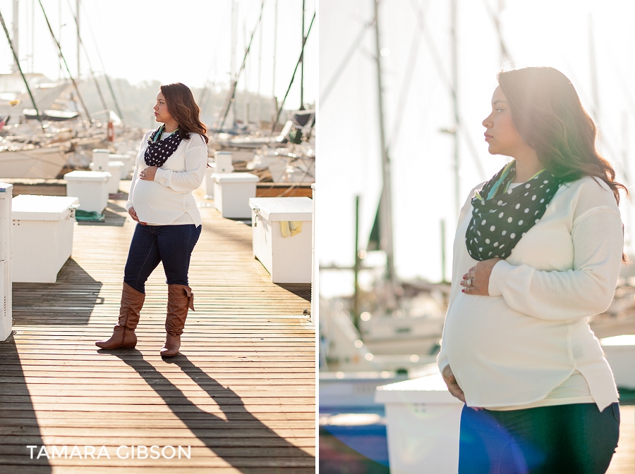 Nautical Maternity Session | st. simons island photography | tamara-gibson.com