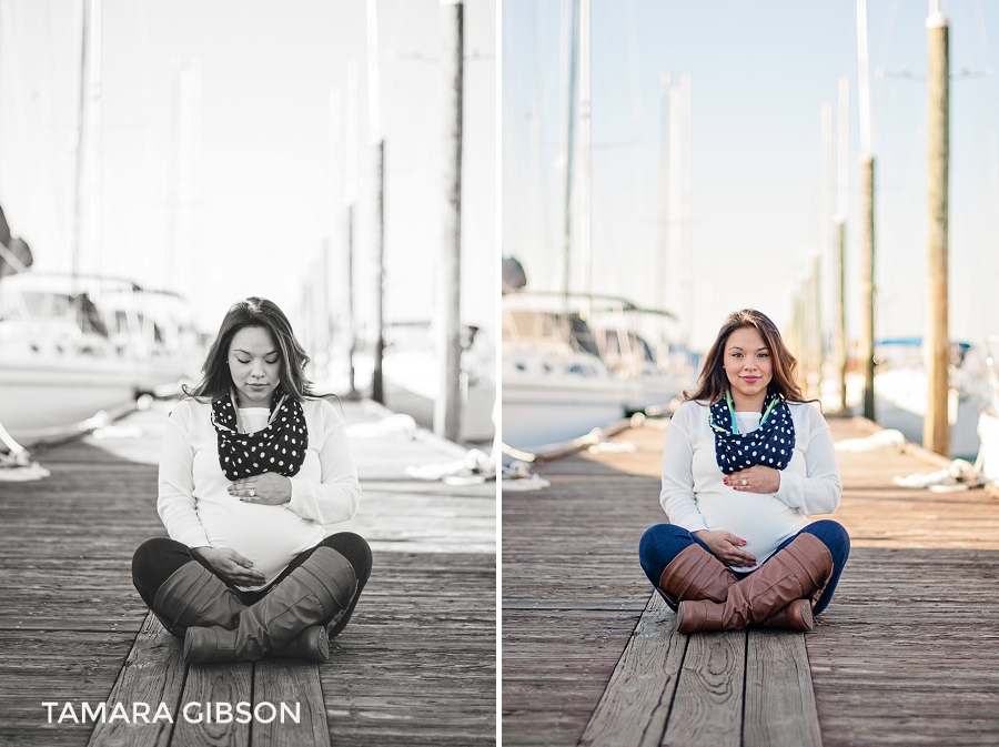 Nautical Maternity Session | st. simons island photography | tamara-gibson.com