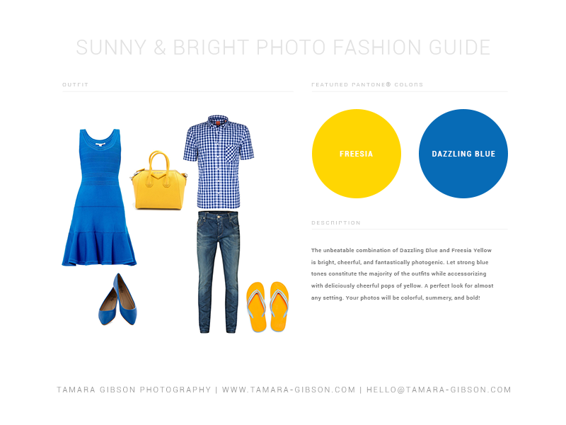 Fashion Guide by Tamara Gibson Photography