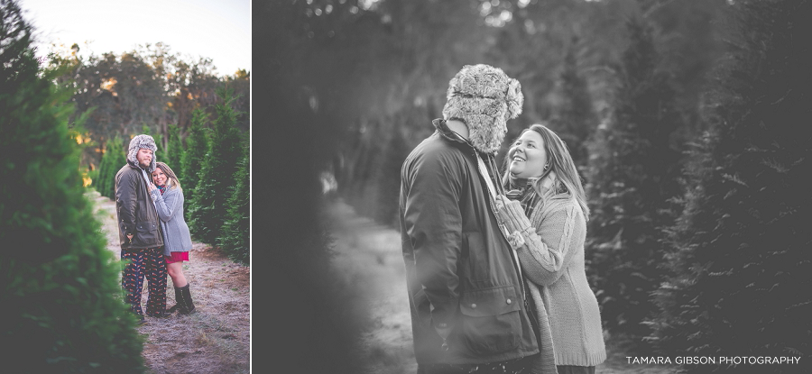 Christmas Tree Farm Portrait Session by Tamara Gibson | https://tamara-gibson.com/