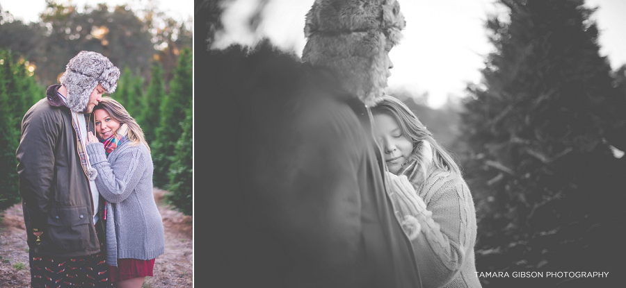 Christmas Tree Farm Portrait Session by Tamara Gibson | https://tamara-gibson.com/