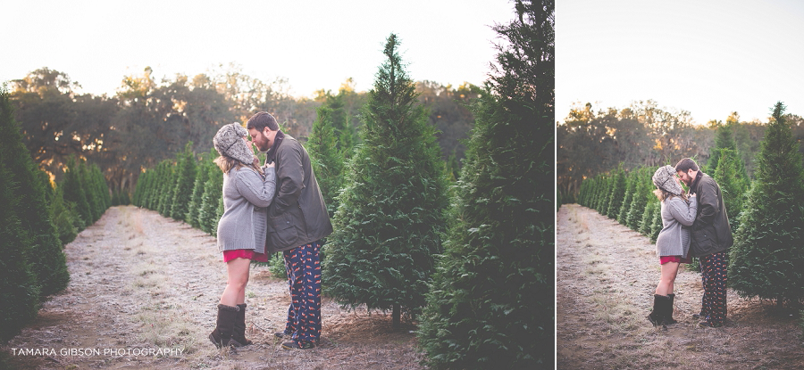 Christmas Tree Farm Portrait Session by Tamara Gibson | https://tamara-gibson.com/