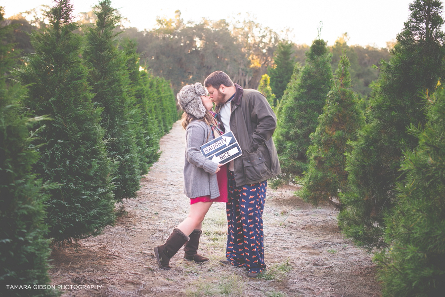 Christmas Tree Farm Portrait Session by Tamara Gibson | https://tamara-gibson.com/