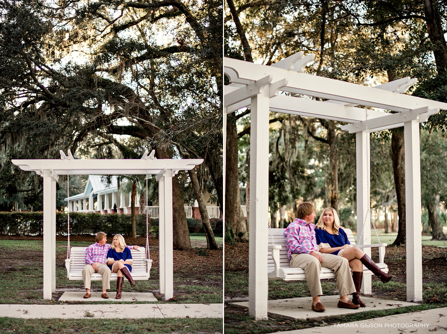 Sanctuary Cove Golf Club Engagement Session by Tamara Gibson Photography | St. Simons Island Engagement Photography | tamara-gibson.com