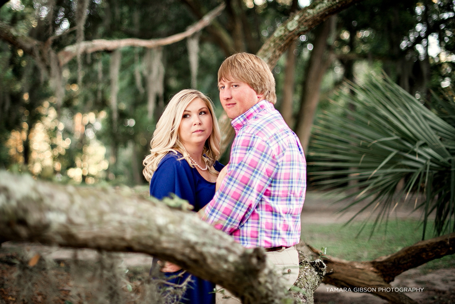 Sanctuary Cove Golf Club Engagement Session by Tamara Gibson Photography | St. Simons Island Engagement Photography | tamara-gibson.com