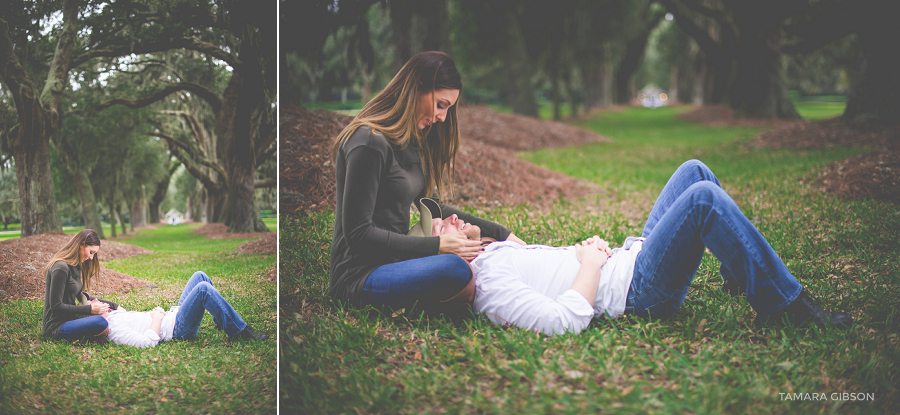 Avenue of the Oaks Engagement Session