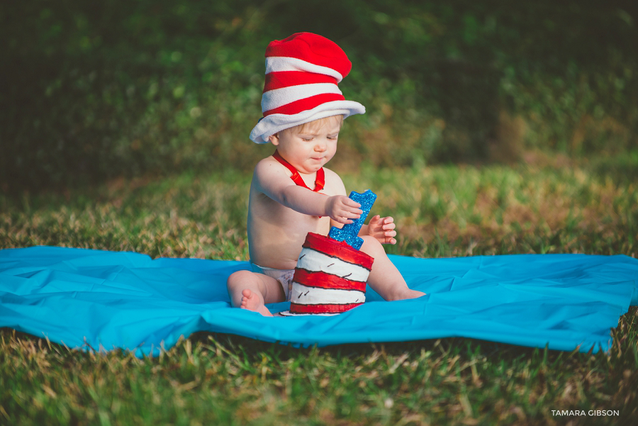 St Simons Island Cake Smash Photo Session