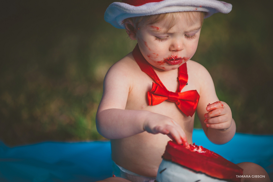 St Simons Island Cake Smash Photo Session