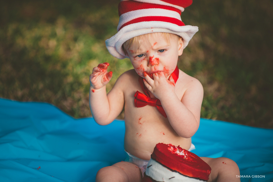 St Simons Island Cake Smash Photo Session