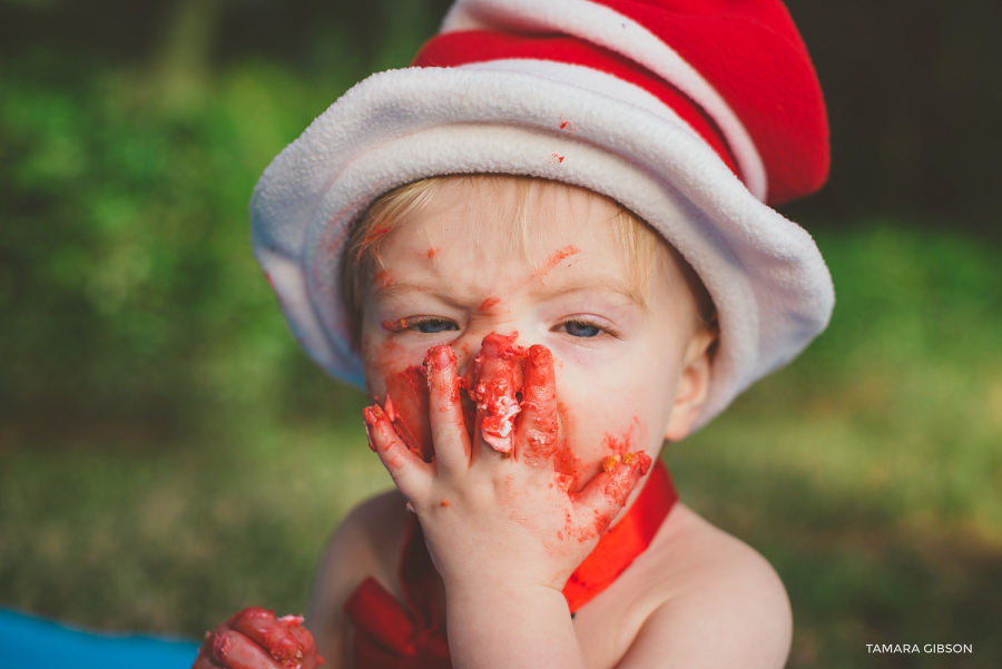 St Simons Island Cake Smash Photo Session 1st Birthday