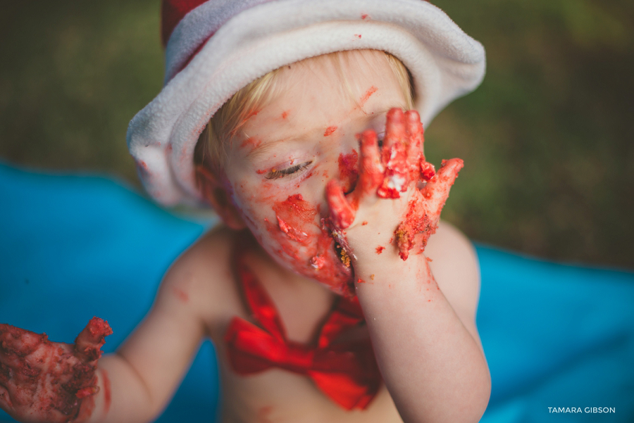 St Simons Island Cake Smash Photo Session 1st Birthday