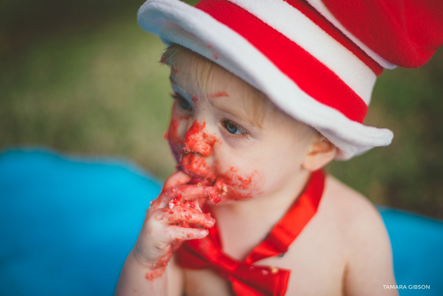 St Simons Island Cake Smash Photo Session 1st Birthday