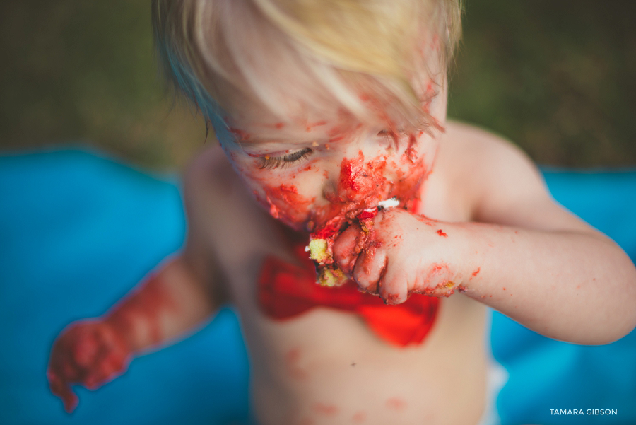 St Simons Island Cake Smash Photo Session 1st Birthday