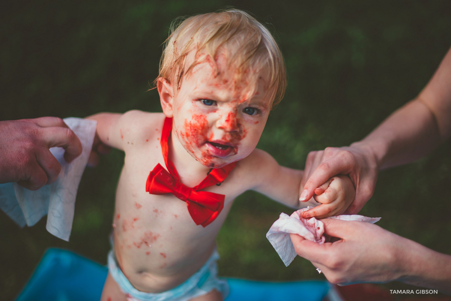 St Simons Island Cake Smash Photo Session 1st Birthday