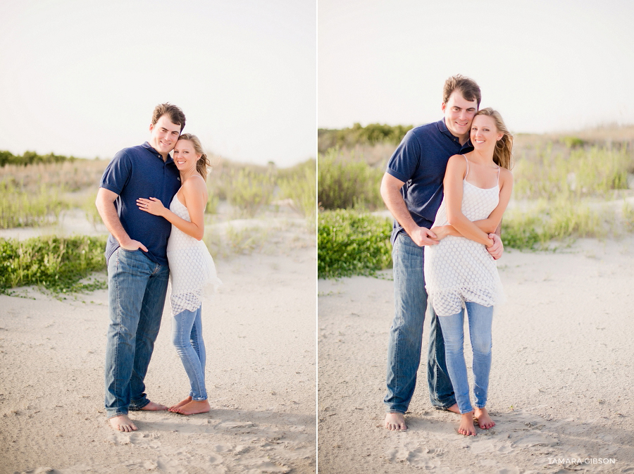 Romantic Beach Engagement Session | St Simons Island_St Simons Island Photographer_Coastal Georgia_ Tamara Gibson