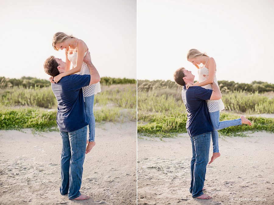 Romantic Beach Engagement Session_St Simons Island_St Simons Island Photographer_Coastal Georgia_ Tamara Gibson