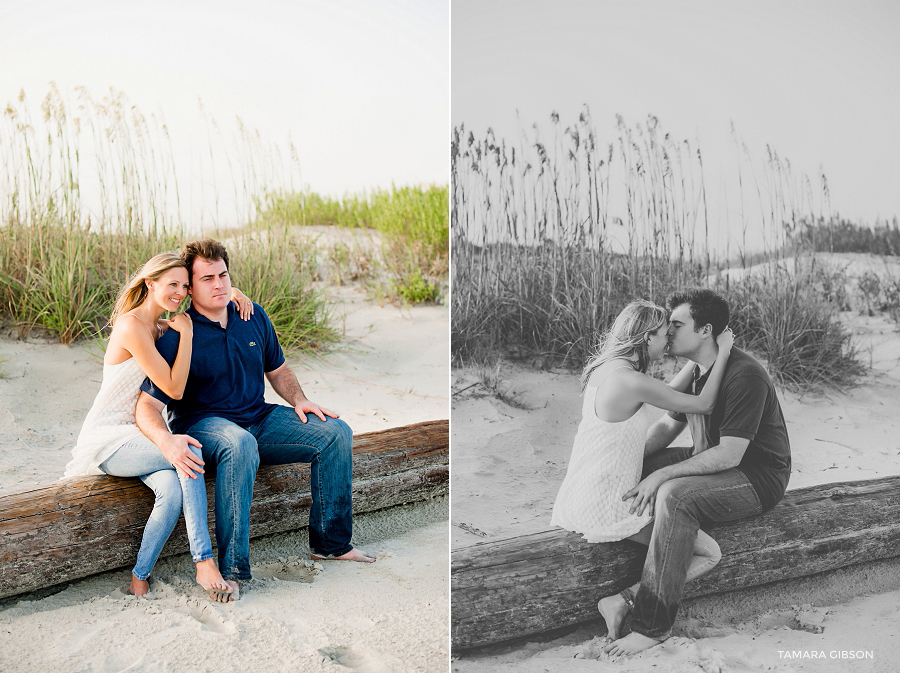 Romantic Beach Engagement Session St Simons Island_St Simons Island Photographer_Coastal Georgia_ Tamara Gibson