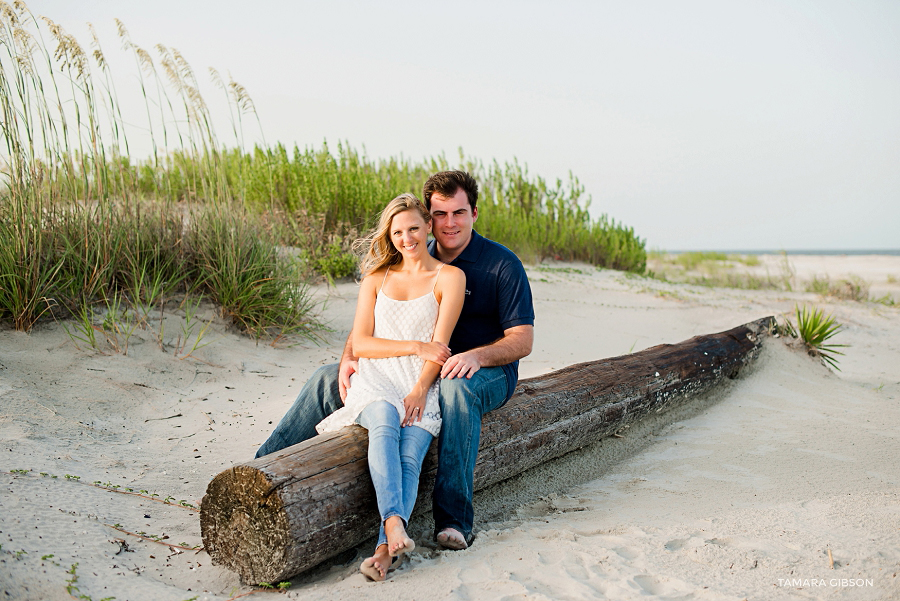 Romantic Beach Engagement Session St Simons Island_St Simons Island Photographer_Coastal Georgia_ Tamara Gibson