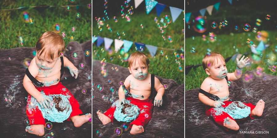 Brunswick GA Cake Smash Session by Tamara Gibson Photography | www.tamara-gibson.com