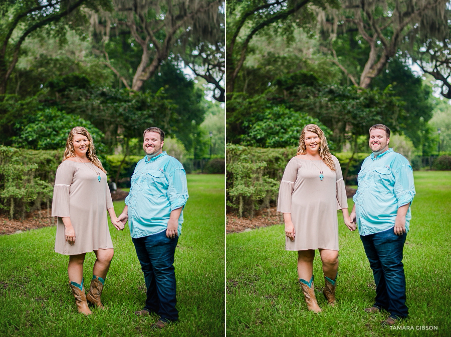 Christ Church St Simons Island Engagement Session by www.tamara-gibson.com