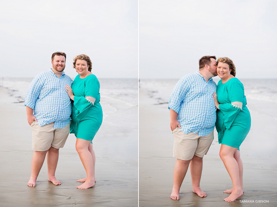 St Simons Island Beach Engagement Session by www.tamara-gibson.com