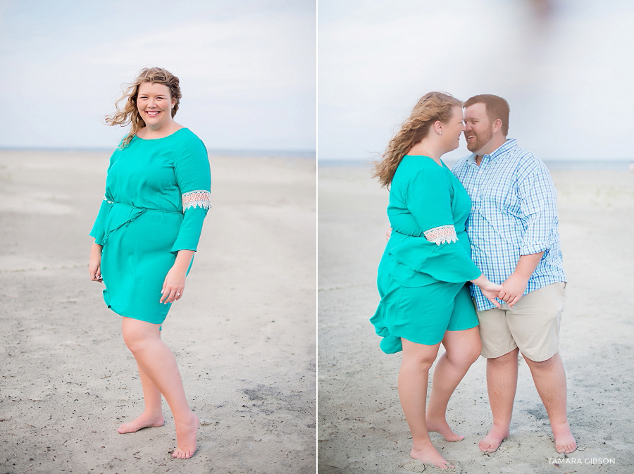 St Simons Island Beach Engagement Session by www.tamara-gibson.com