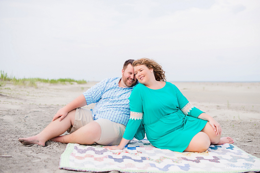 St Simons Island Beach Engagement Session by www.tamara-gibson.com