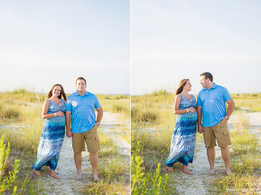 Hilton Head SC Beach Maternity Photo Session by www.tamara-gibson.com