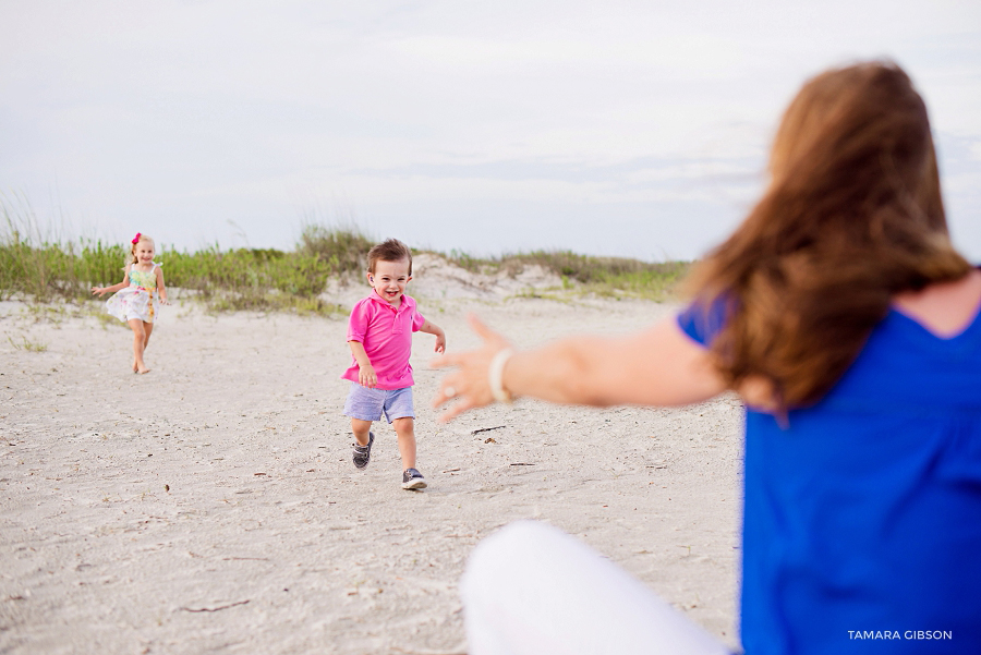 St Simons Island Beach Family Photo Session by www.tamara-gibson.com