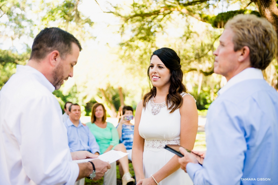 Intimate Saint Simons Island Wedding : Chris & Chelsea | Tamara Gibson Photography