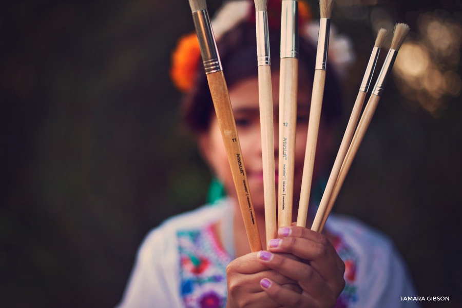 Frida Kahlo Inspired Photo shoot | Tamara Gibson Photography