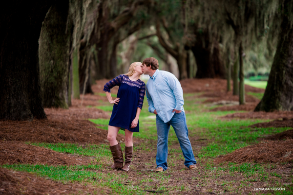 Romantic Avenue of the Oaks Engagement Session