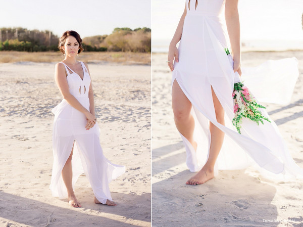 Saint Simons Island Beach Elopement by www.tamara-gibson.com