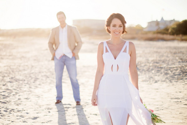 Saint Simons Island Beach Elopement by www.tamara-gibson.com