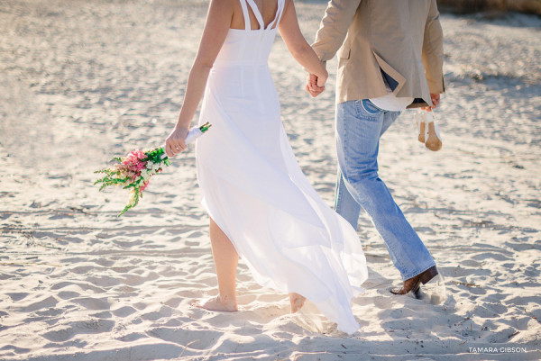 Saint Simons Island Beach Elopement by www.tamara-gibson.com