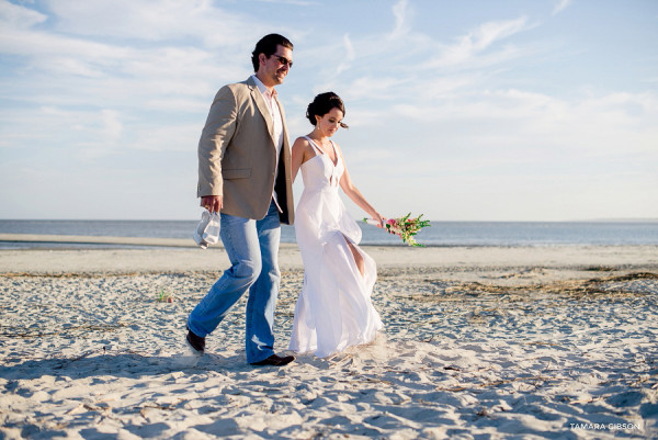 Saint Simons Island Beach Elopement by www.tamara-gibson.com