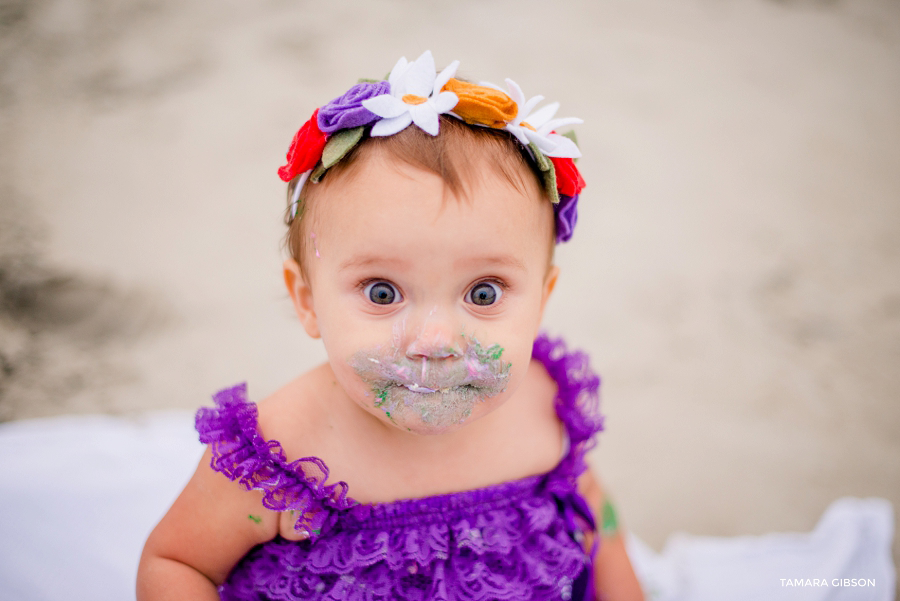 1st Birthday Cake Smash Session by Tmara Gibson Photography | by www.tamara-gibson.com