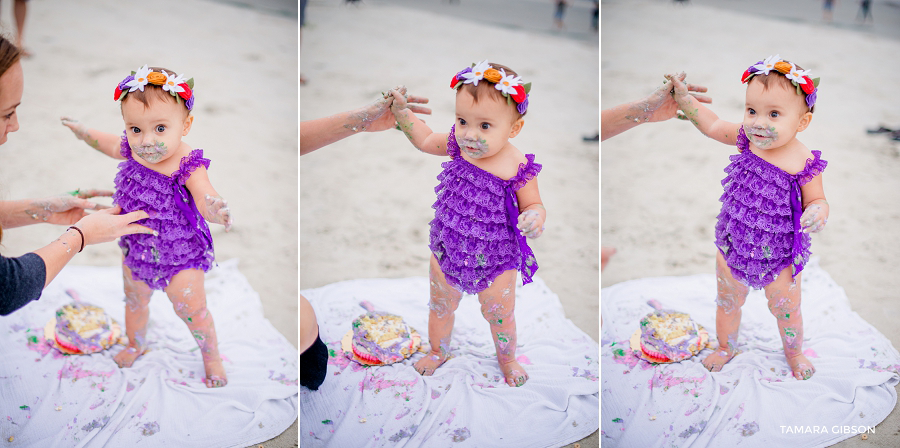 1st Birthday Cake Smash Session by Tmara Gibson Photography | by www.tamara-gibson.com