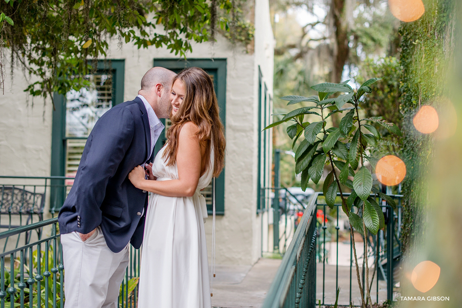 Village Inn & Pub Engagement Session by www.tamara-gibson.com | St. Simons Island Engagement Session | Creative Engagement Session