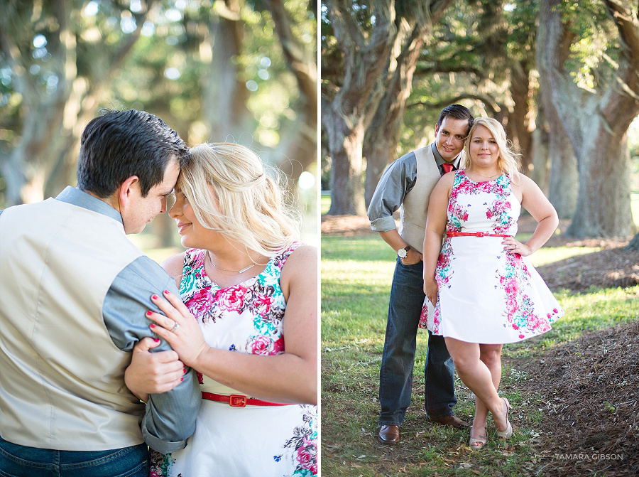 Fun and Sweet Engagement Session by Tamara Gibson Photography | St. Simons Island Photographer | www.tamara-gibson.com