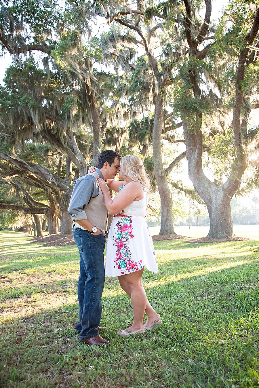 Fun and Sweet Engagement Session by Tamara Gibson Photography | St. Simons Island Photographer | www.tamara-gibson.com