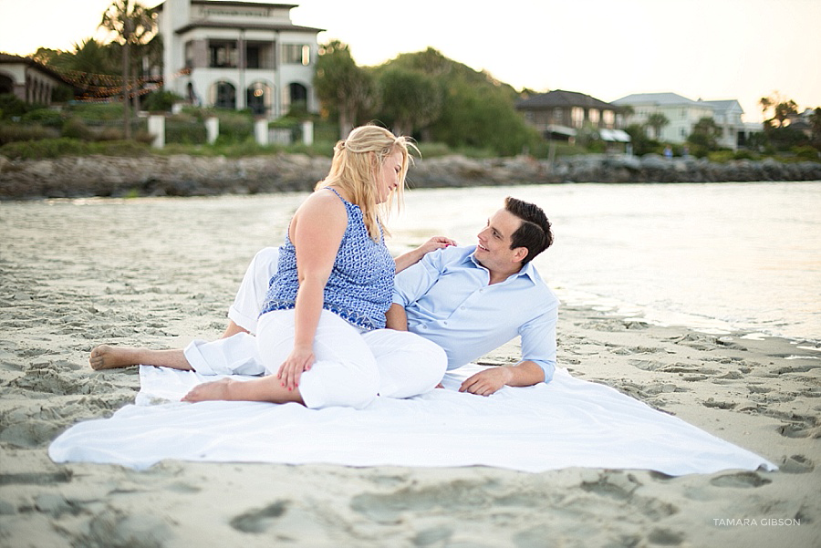 Fun and Sweet Engagement Session by Tamara Gibson Photography | St. Simons Island Photographer | www.tamara-gibson.com