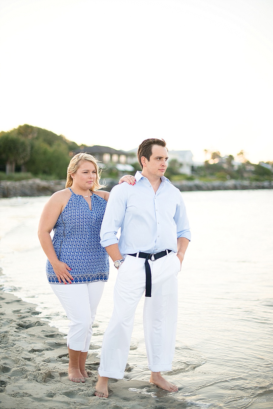 Fun and Sweet Engagement Session by Tamara Gibson Photography | St. Simons Island Photographer | www.tamara-gibson.com