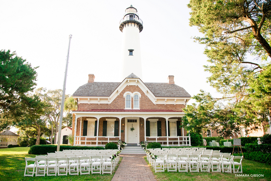 A Lighthouse Wedding on St Simons Island