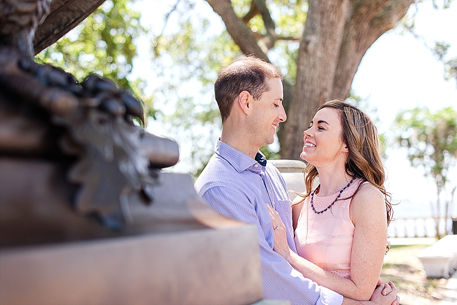 Cummer Museum Engagement Session in Jacksonville FL by Tamara Gibson Photography | www.tamara-gibson.com