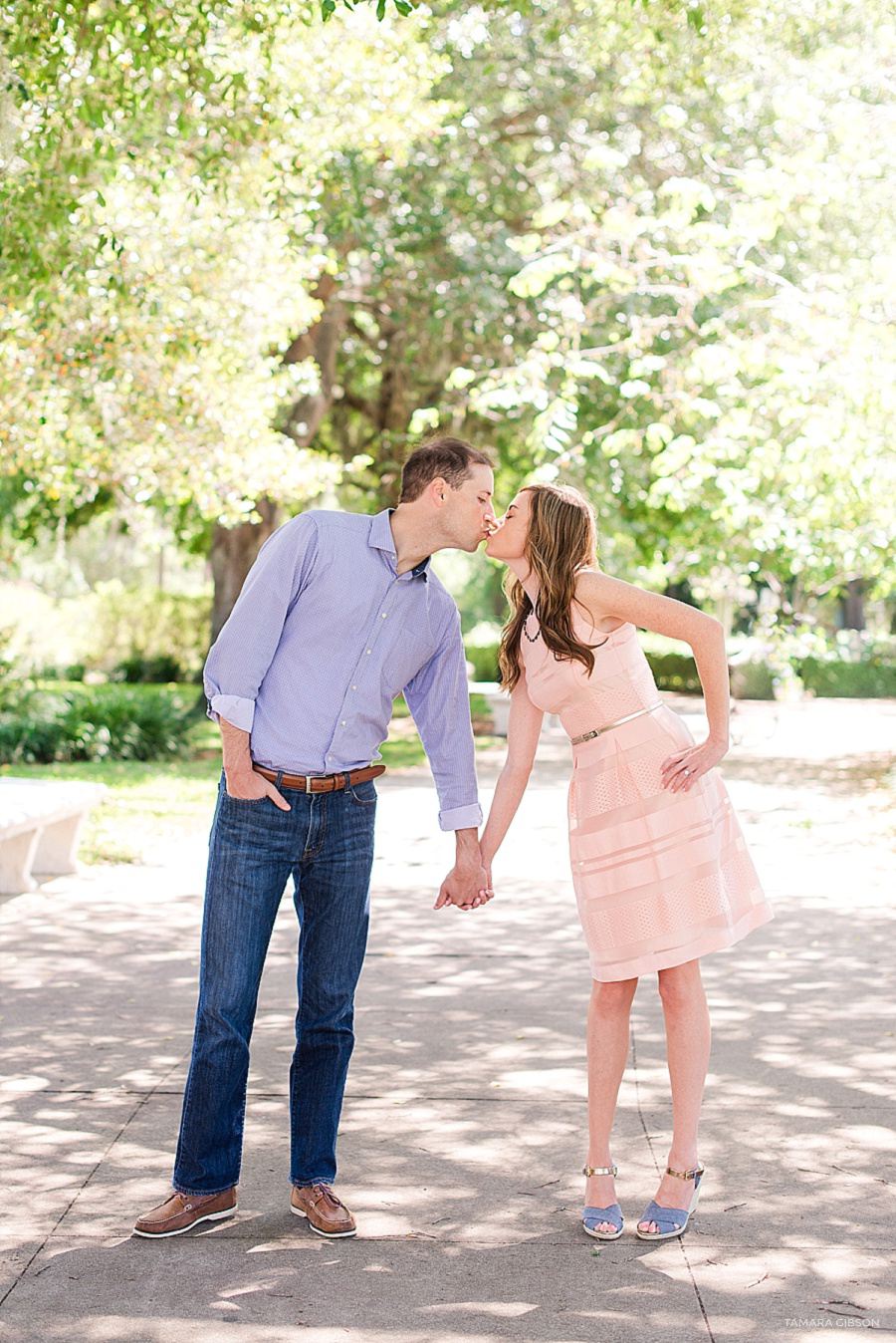 Cummer Museum Engagement Session in Jacksonville FL by Tamara Gibson Photography | www.tamara-gibson.com