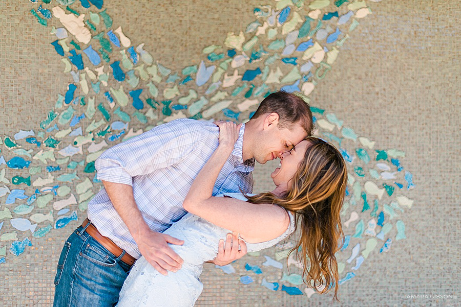 Cummer Museum Engagement Session in Jacksonville FL by Tamara Gibson Photography | www.tamara-gibson.com