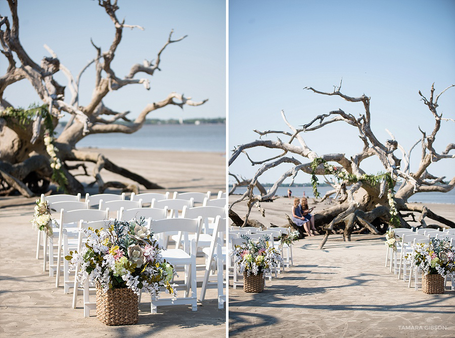 Intimate Wedding at Driftwood Beach by Tamara Gibson Photography | www.tamara-gibson.com